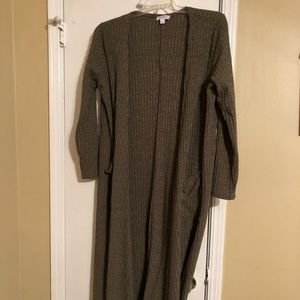Lularoe Sarah L olive green